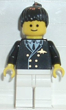 LEGO air020 Airport - Pilot, White Legs, Black Ponytail Hair