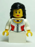 LEGO cas477 Kingdoms - Princess, Black Hair (9349)