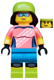 LEGO col357 Mountain Biker - Minifigure only Entry