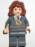 LEGO hp054 Hermione, Gryffindor Stripe Torso w/ Necklace, Dark Bluish Gray Legs