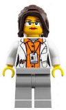 LEGO idea011 Research Scientist Female, White Lab Coat