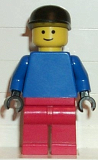 LEGO soc097 Soccer Player Womens Team Goalie, Black Cap