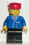 LEGO trn045 Railway Employee 1, Black Legs
